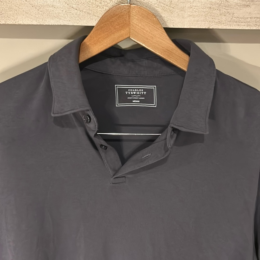 Charles Tyrwhitt long sleeve polo size medium